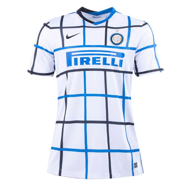 Camiseta Inter Milan Segunda Equipación Mujer 2020-2021 Blanco